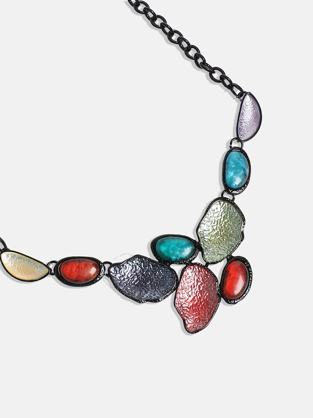 Stone-Studded Statement Necklace