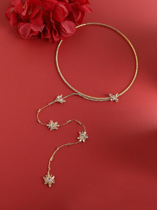 Gold-Toned Gold-Plated Necklace