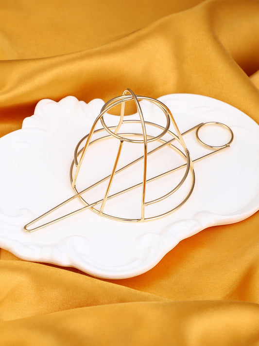 The Cylindre Hair Pin - California Gold-SOHIPN6265