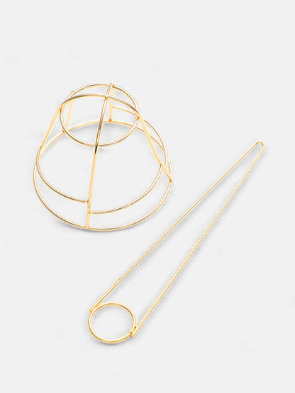 The Cylindre Hair Pin - California Gold-SOHIPN6265