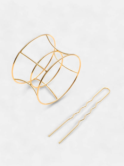 The Cuff Hair Pin - California Gold-SOHIPN6268