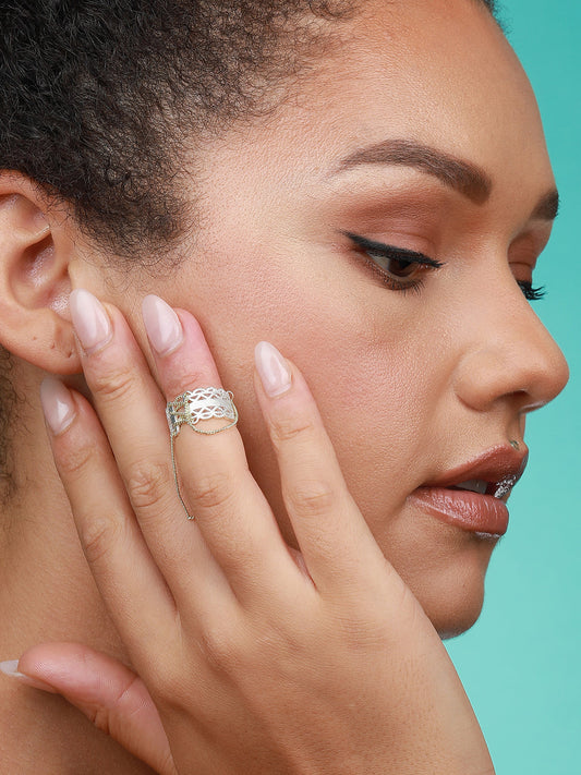 Set Of 4 Gold-Plated Rings