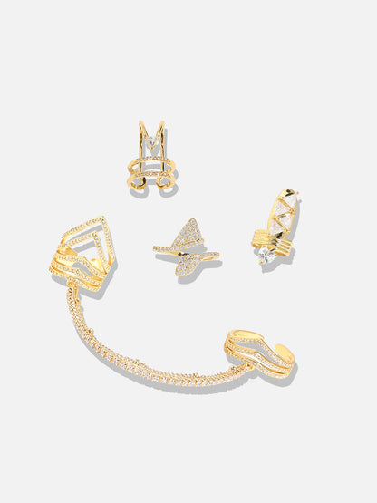 Set Of 4 Gold-Plated Rings