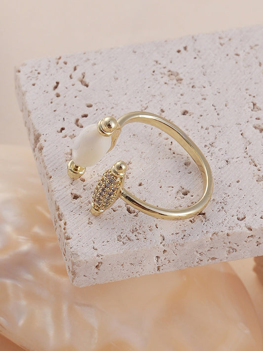 The Romantics Finger Ring - California Gold-SOHIRG6092