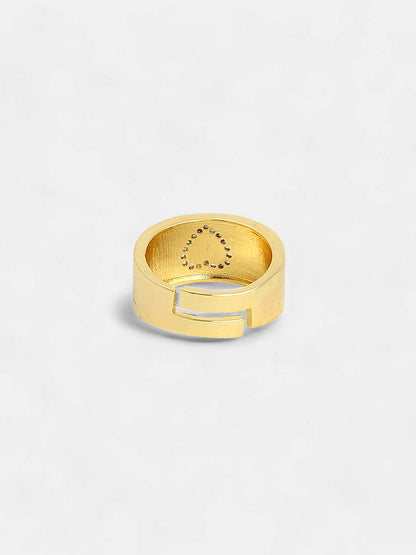 The Evil Heart Finger Ring - Daisy White-SOHIRG6099