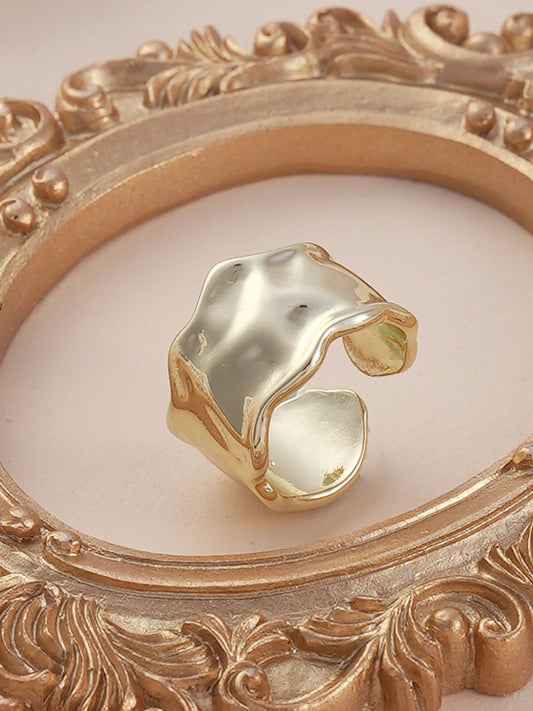 The Dented Pinky Ring - California Gold-SOHIRG6101