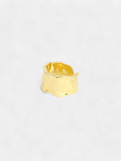 The Dented Pinky Ring - California Gold-SOHIRG6101