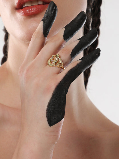 The Small Link Statement Ring - California Gold-SOHIRG6103
