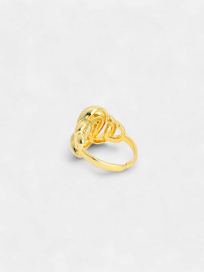 The Small Link Statement Ring - California Gold-SOHIRG6103