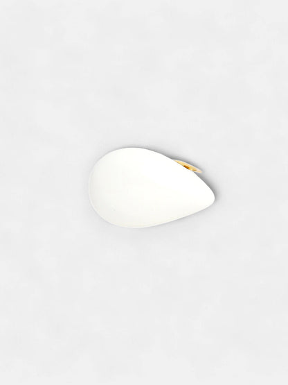 The Teardrop Finger Ring - Daisy White-SOHIRG6104