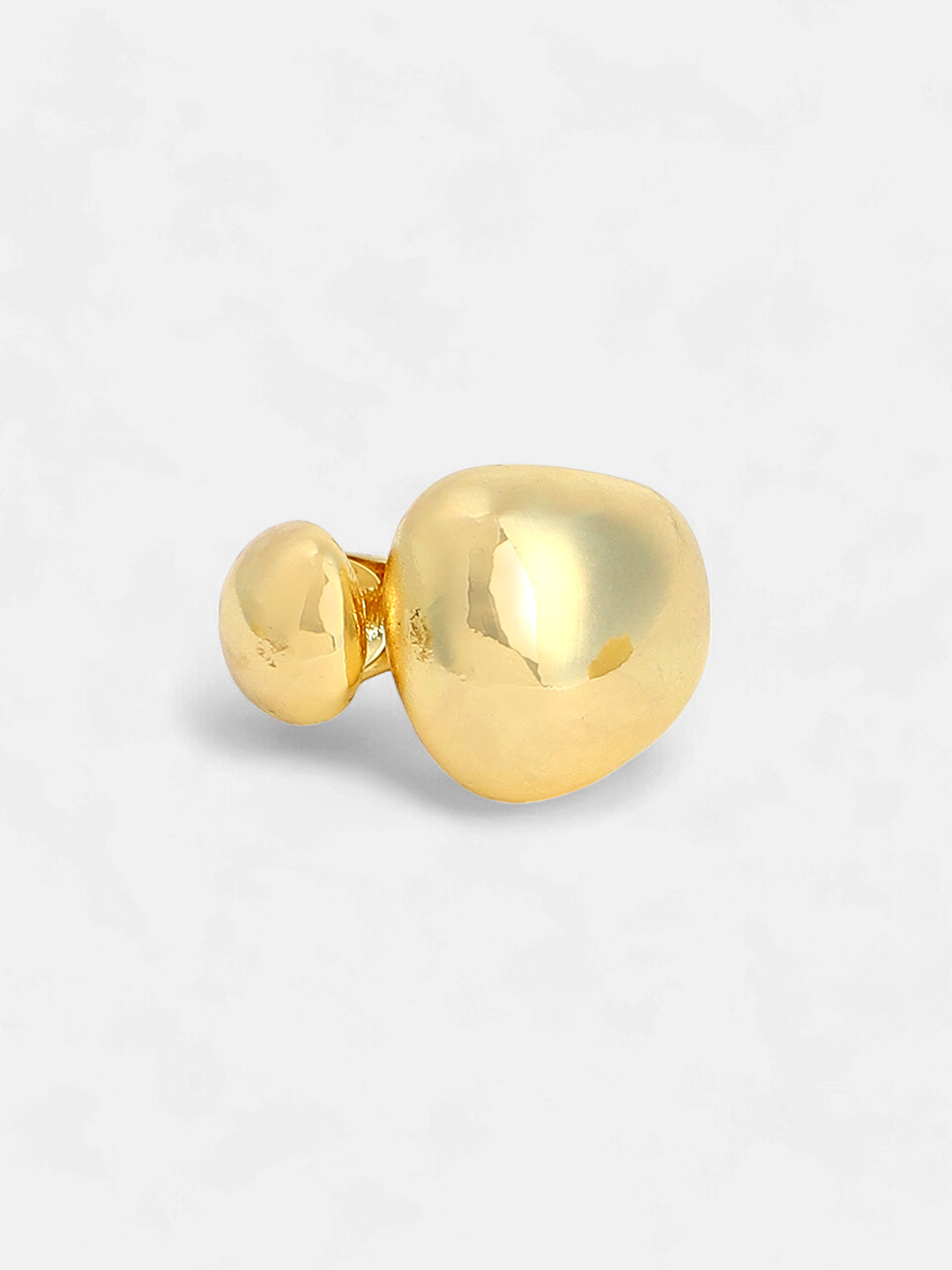 The Semi-Chunky Finger Ring - Champayne Gold-SOHIRG6107