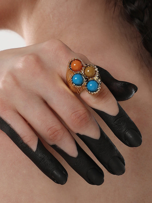 The Regalis Statement Ring - California Gold-SOHIRG6111