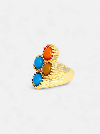 The Regalis Statement Ring - California Gold-SOHIRG6111