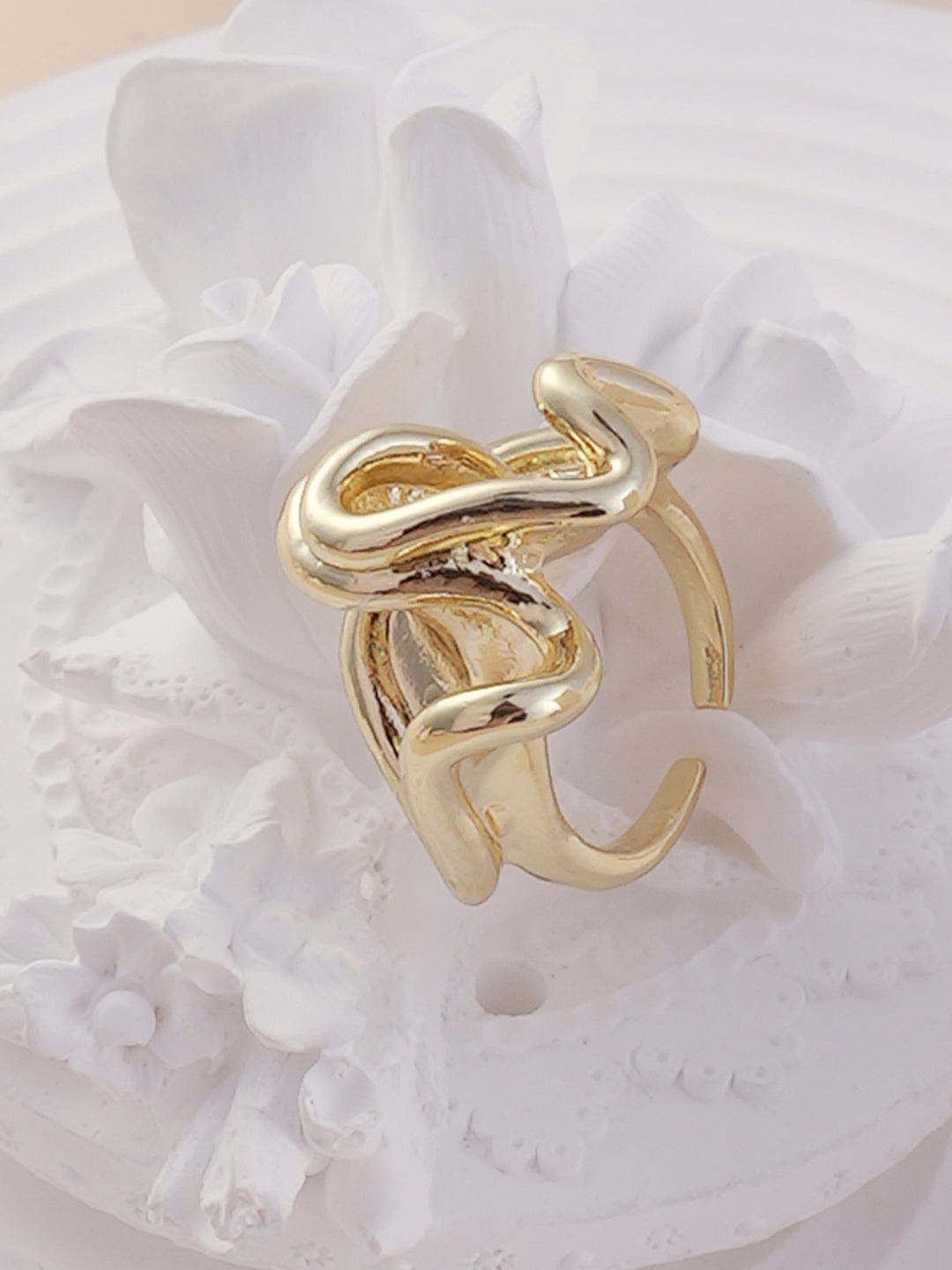 The Surrealism Statement Ring - California Gold-SOHIRG6112