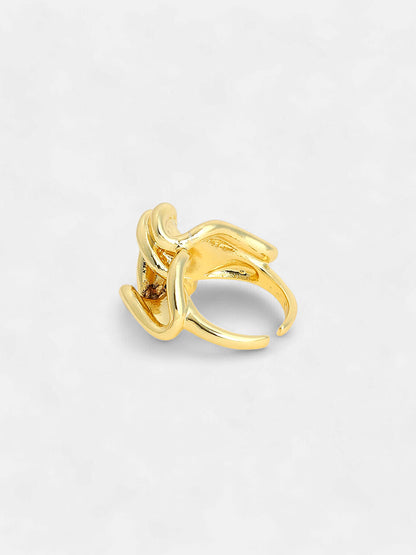 The Surrealism Statement Ring - California Gold-SOHIRG6112