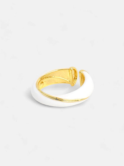 The Candy Finger Ring - Chalk White-SOHIRG6119
