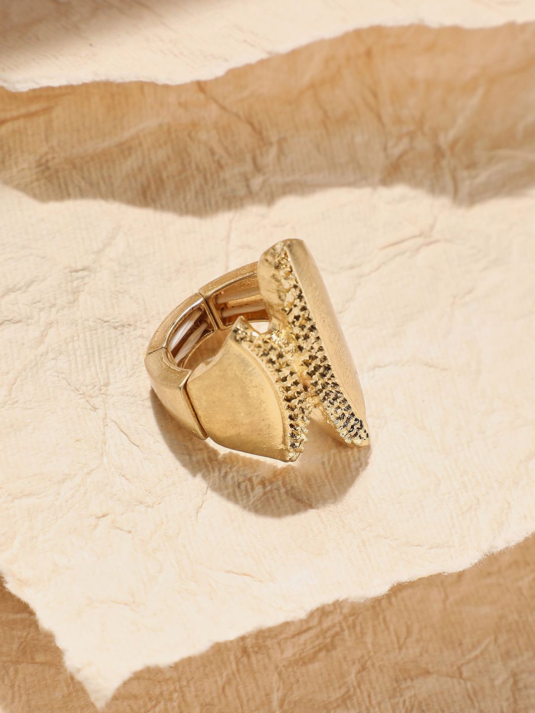 Gold-Plated Finger Ring