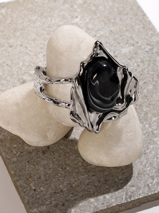Silver-Plated Kada Bracelet