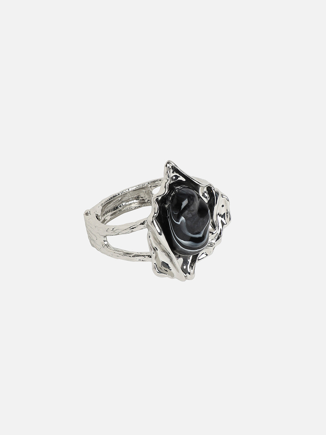 Silver-Plated Kada Bracelet