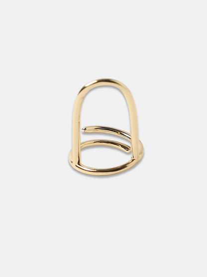 Gold-Plated Nail Ring
