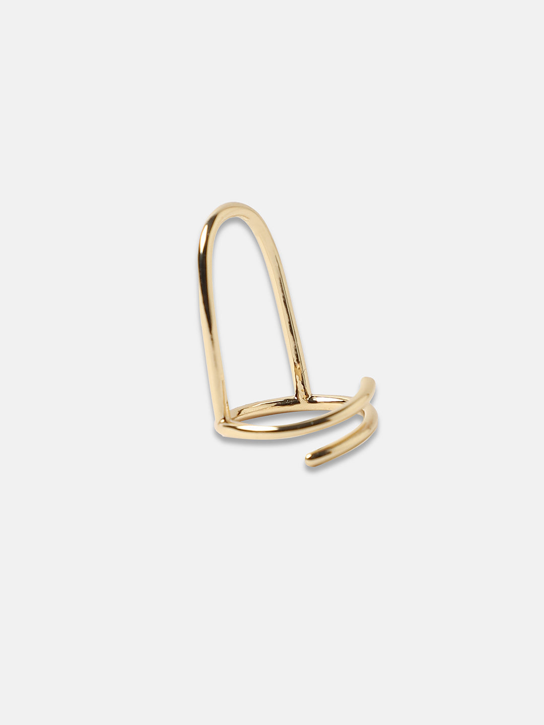 Gold-Plated Nail Ring