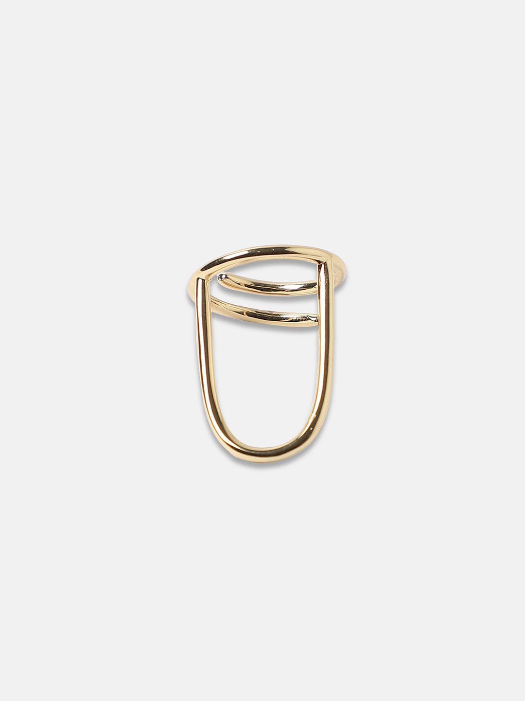 Gold-Plated Nail Ring