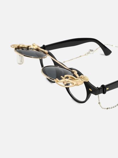 HAUTE SAUCE by Campus Sutra Round Lens Sunglasses
