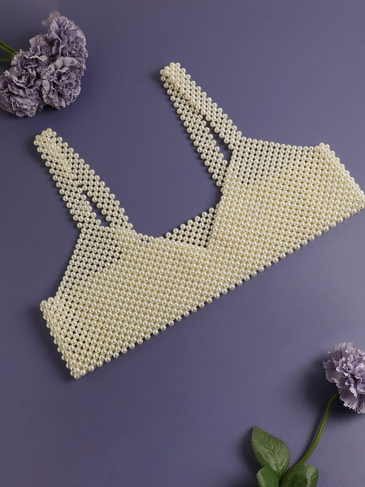 Stylish Pearl Serenade Bralette