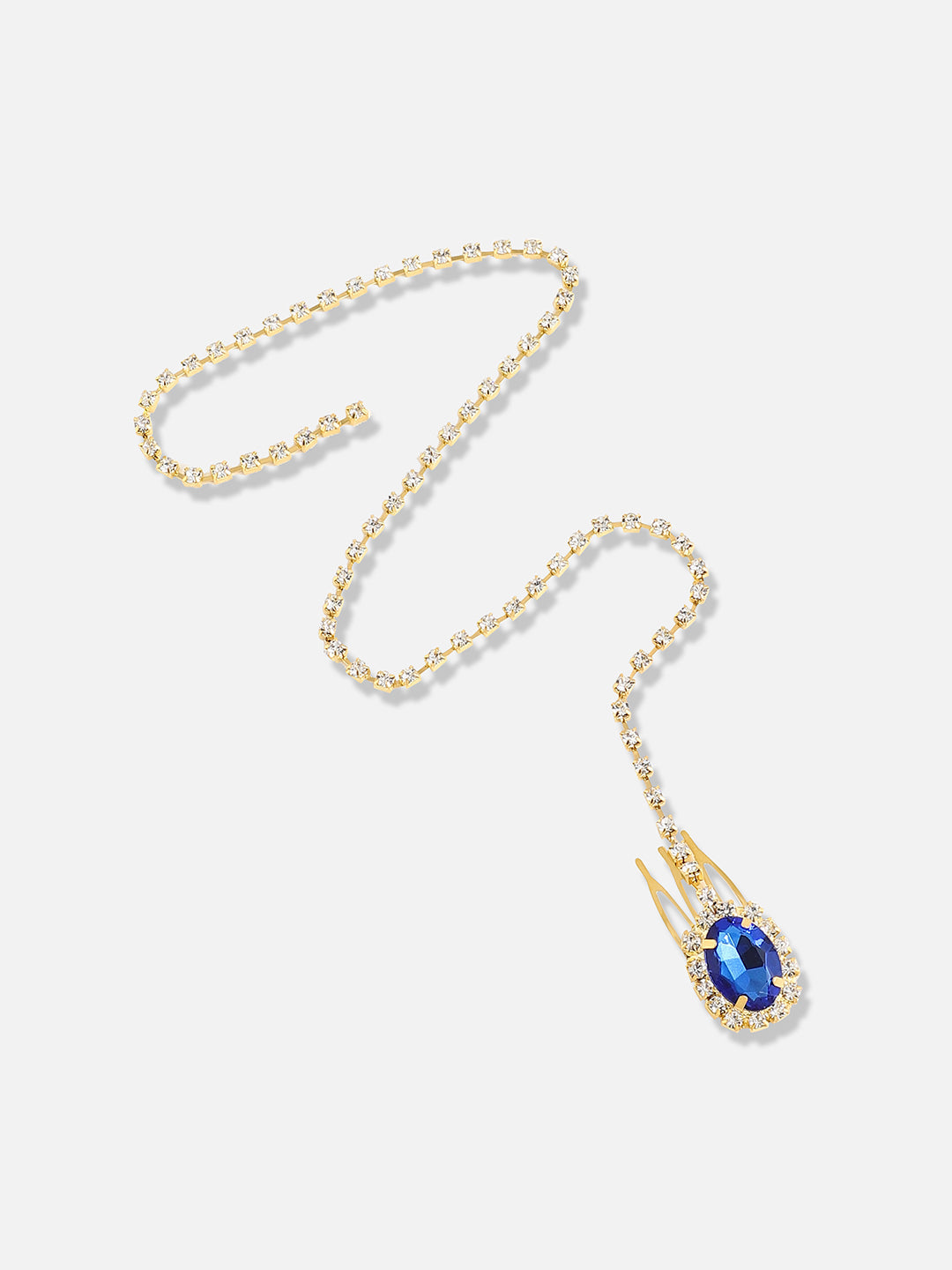 Silver Plated Designer Stone Casual Maang Tikka