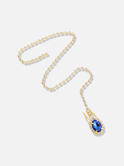 Silver Plated Designer Stone Casual Maang Tikka