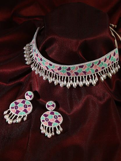 Quirky Drawstring Choker Necklace