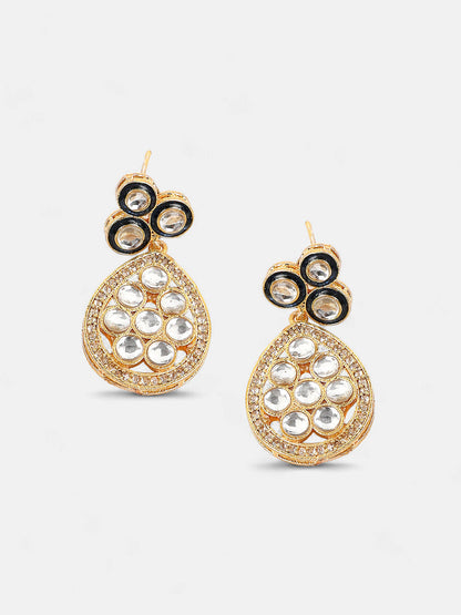 The Aya Jewellery Set - Navy Blue-SOHNCK1113