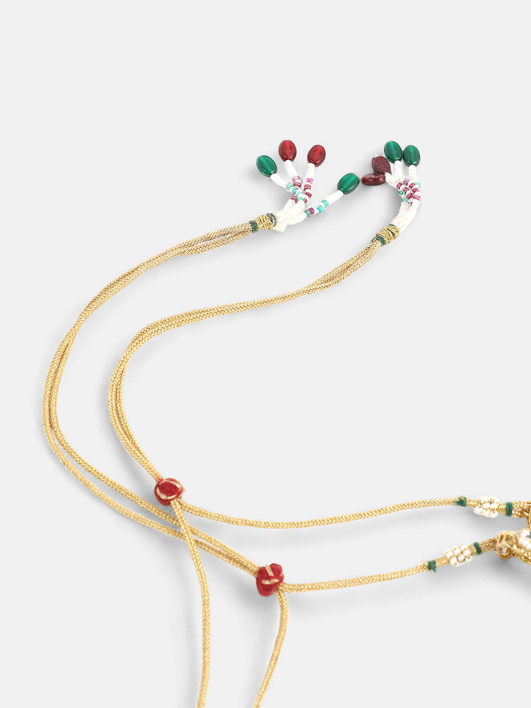 The Mumtaz Jewellery Set - Emerald Green-SOHNCK1255