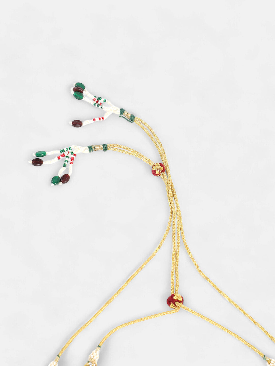 The Sultana Jewellery Set - Emerald Green-SOHNCK1536