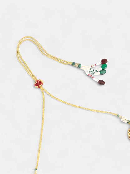 The Rayannah Jewellery Set - Emerald Green-SOHNCK1538