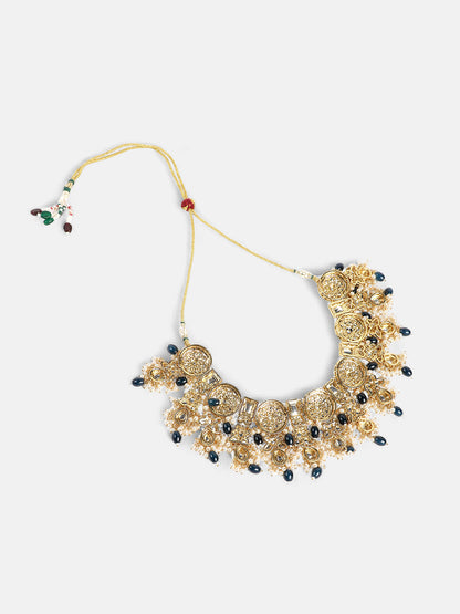 The Rayannah Jewellery Set - Emerald Green-SOHNCK1538
