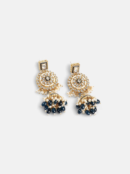 The Rayannah Jewellery Set - Emerald Green-SOHNCK1538