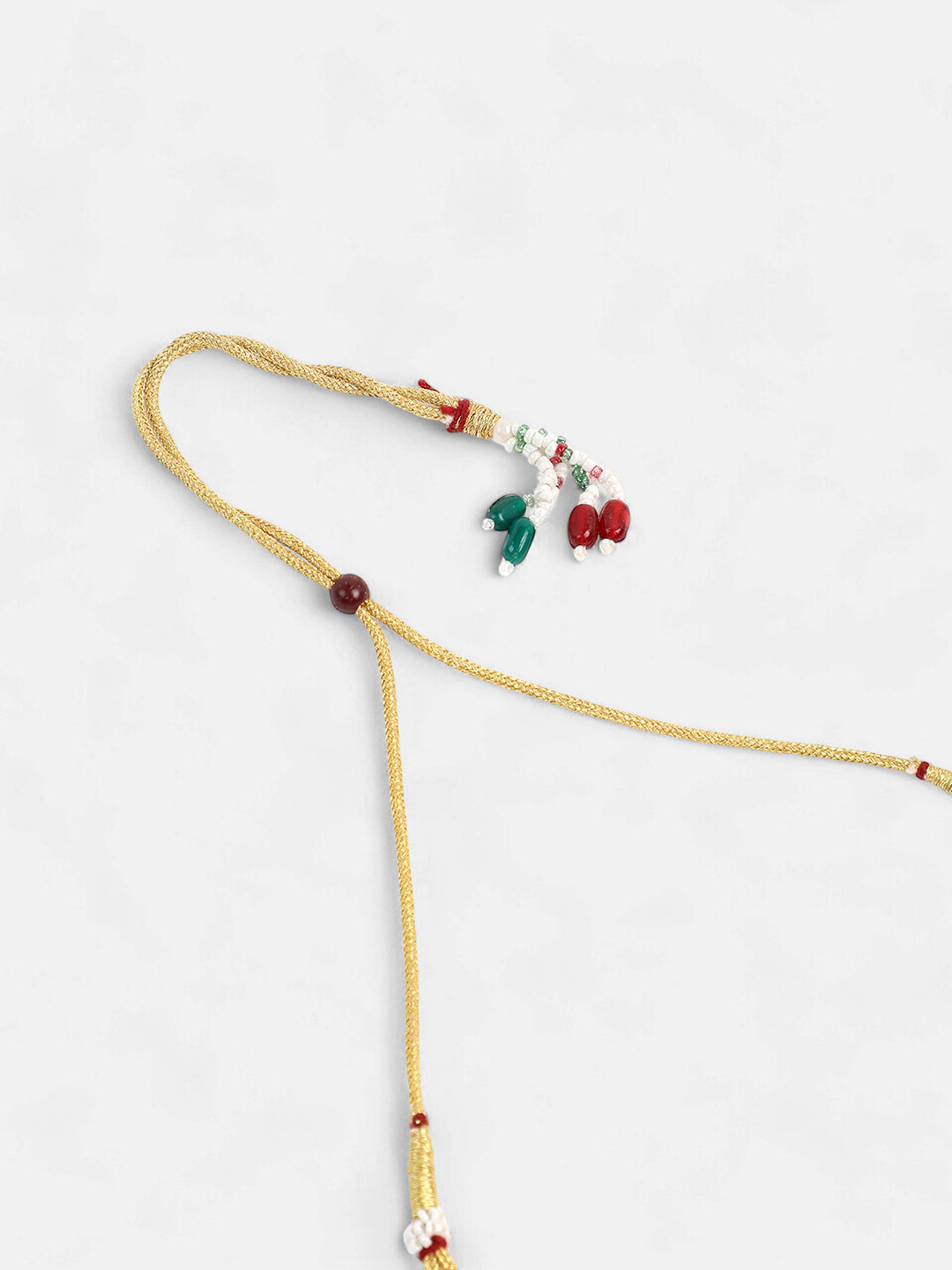 The Roshanara Jewellery Set - Emerald Green-SOHNCK1542