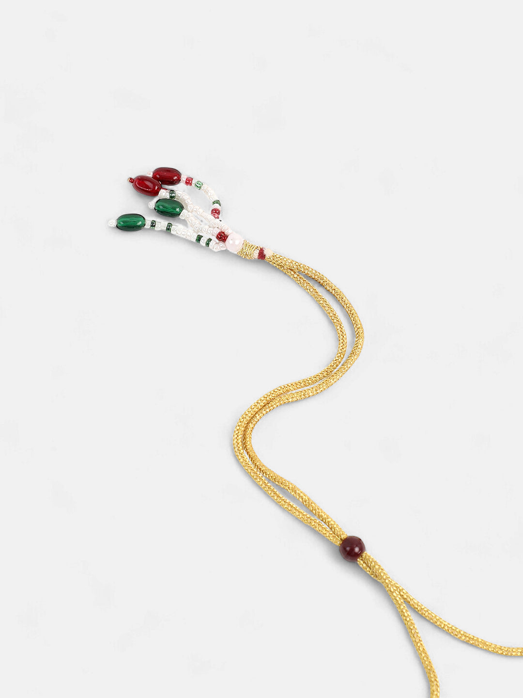 The Fathiyya Jewellery Set - Emerald Green-SOHNCK1545