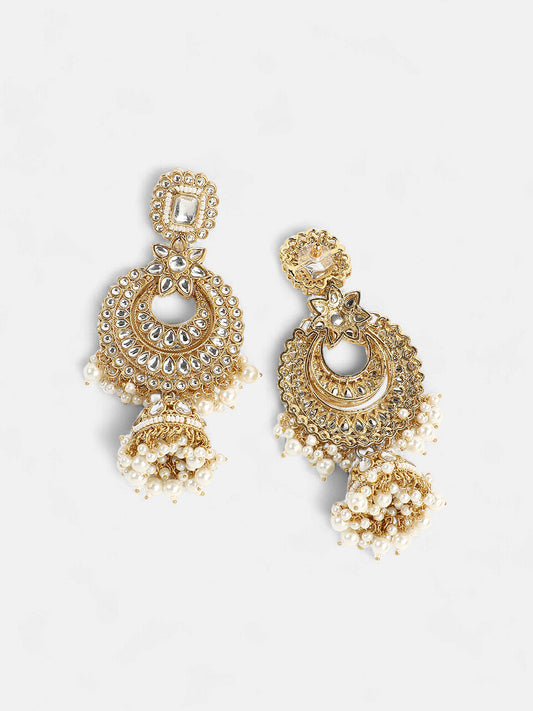 The Amira Jewellery Set - Crystal Silver-SOHNCK2074
