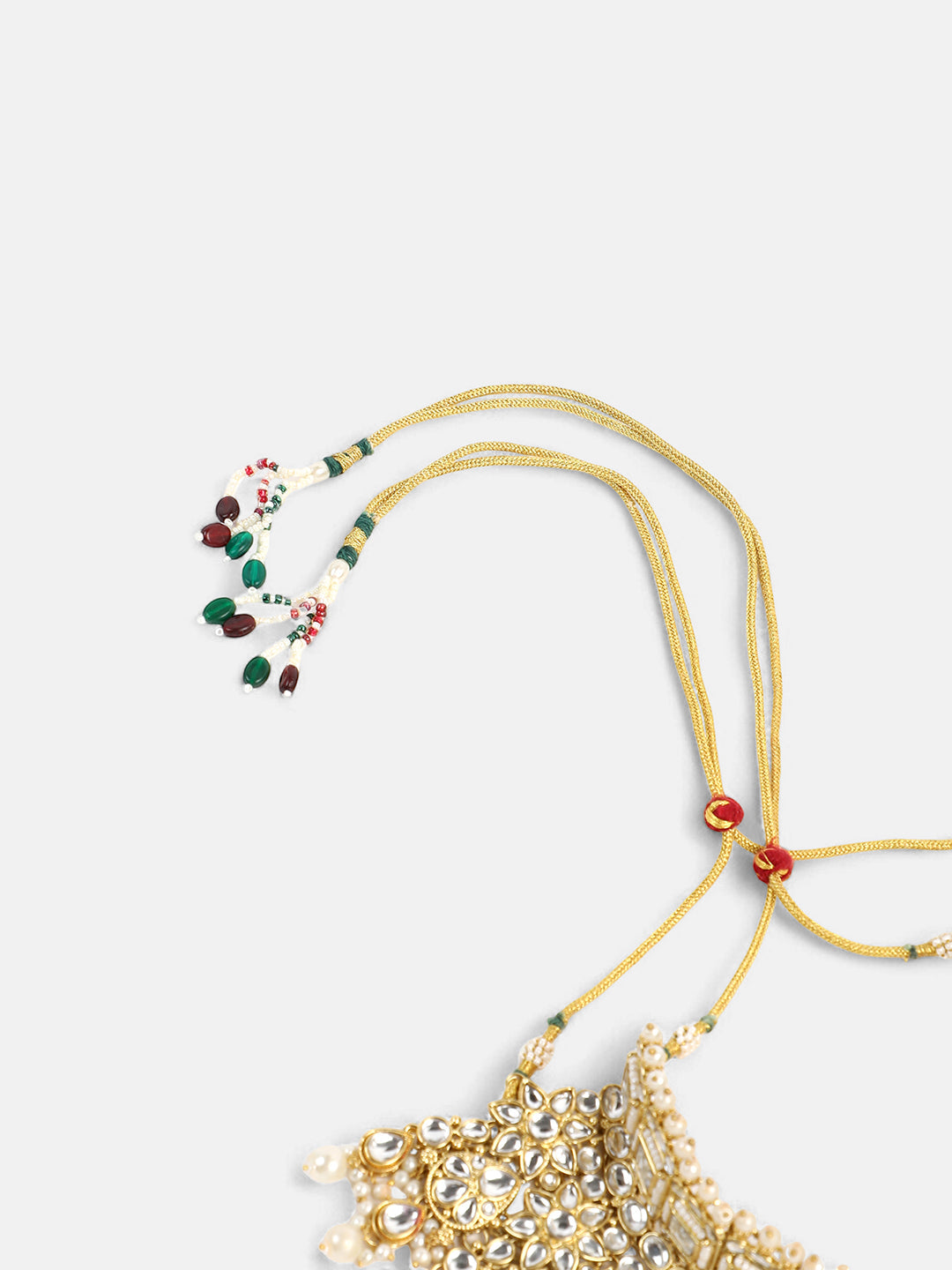 The Amira Jewellery Set - Crystal Silver-SOHNCK2074