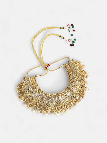 The Amira Jewellery Set - Crystal Silver-SOHNCK2074