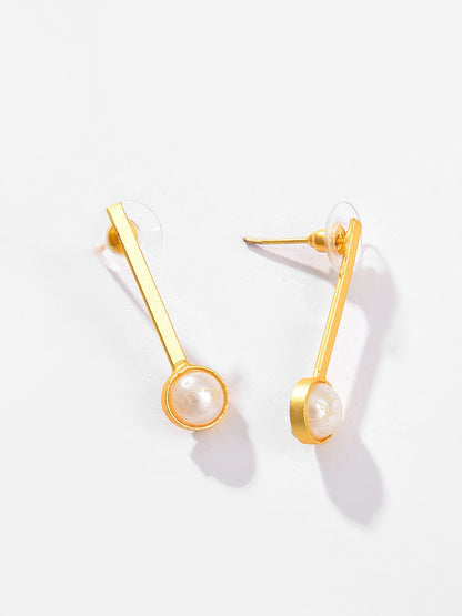Gold Plated Designer Stone Necklace and Earring Set