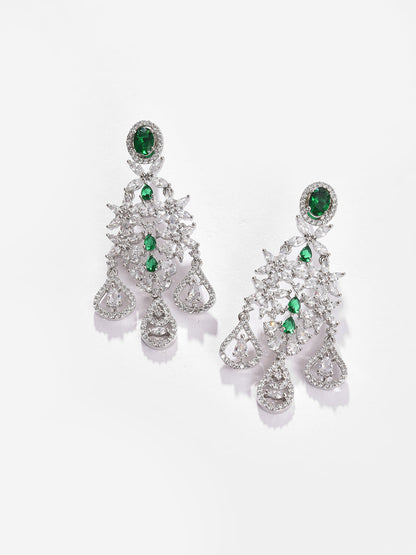 Silver Plated Designer Stone Set