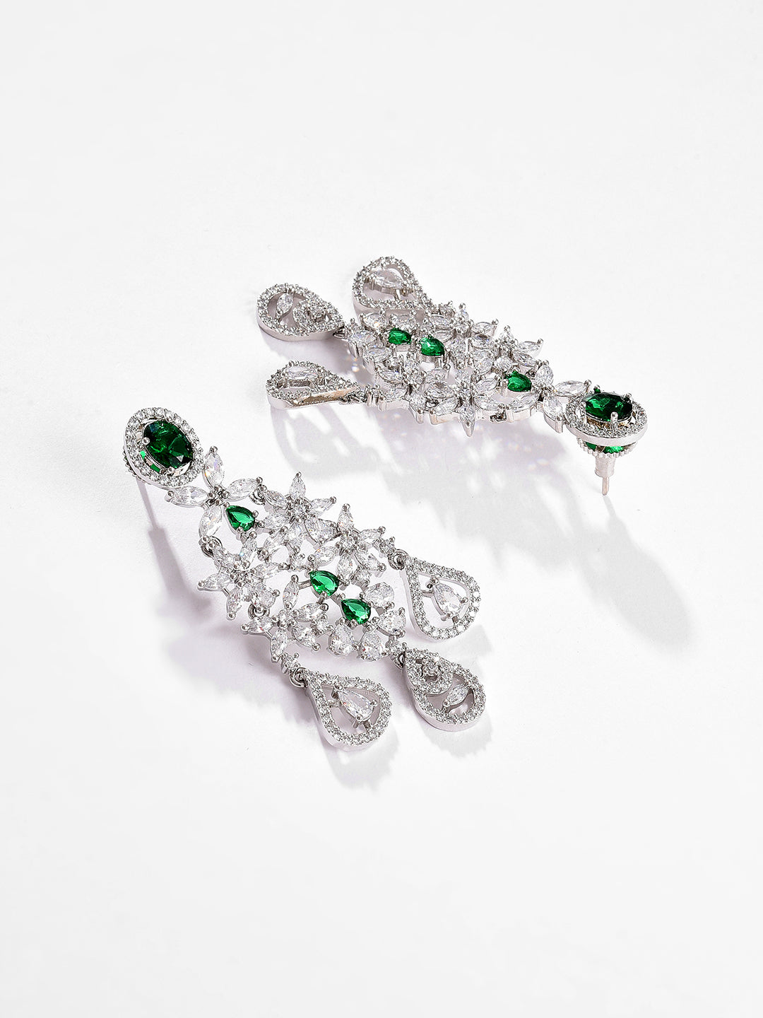Silver Plated Designer Stone Set