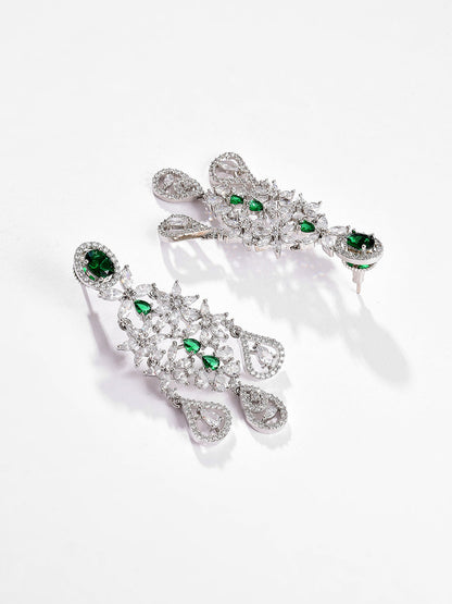 Silver Plated Designer Stone Set