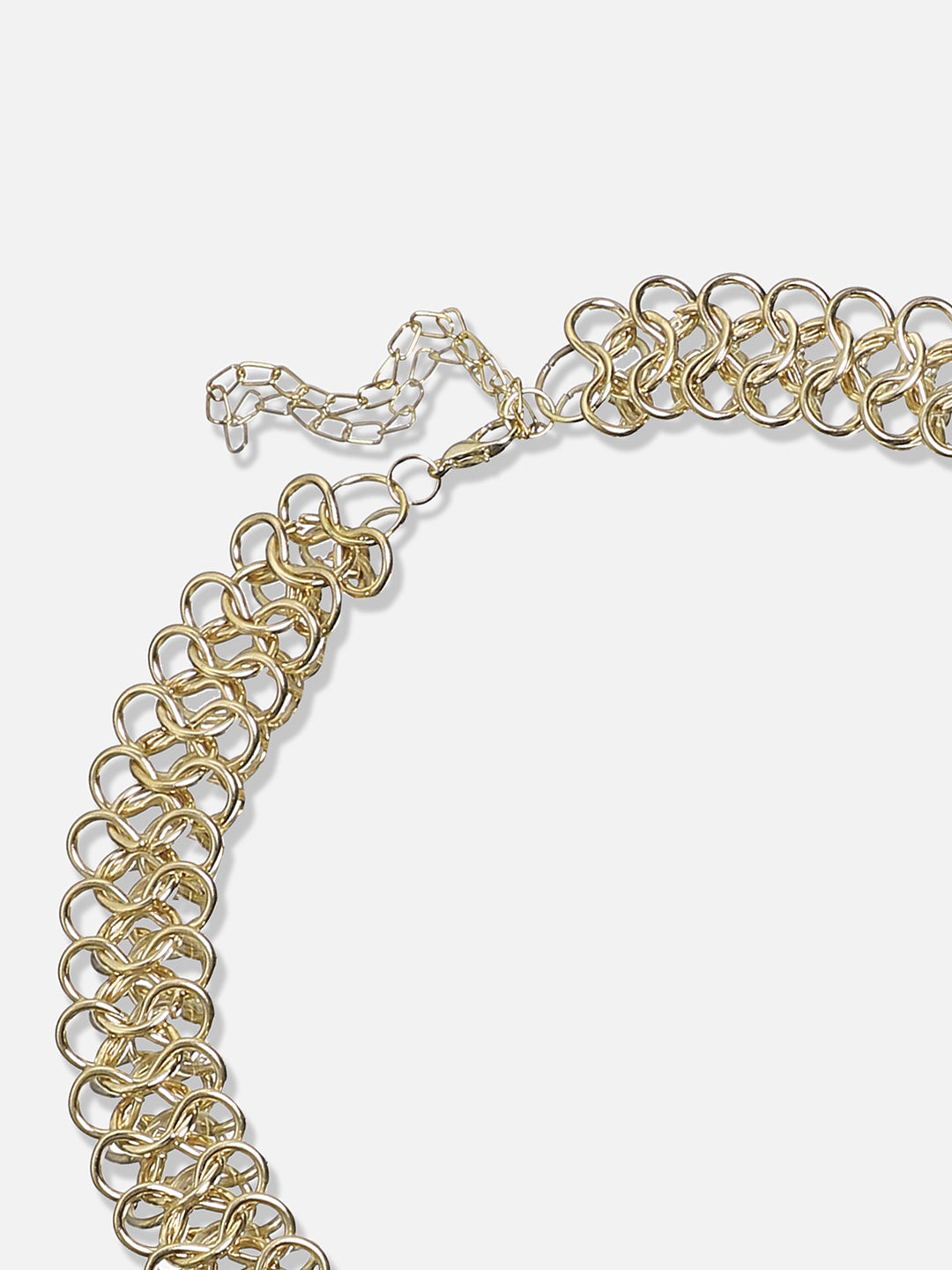 Gold Plated Designer Stone Party Necklace