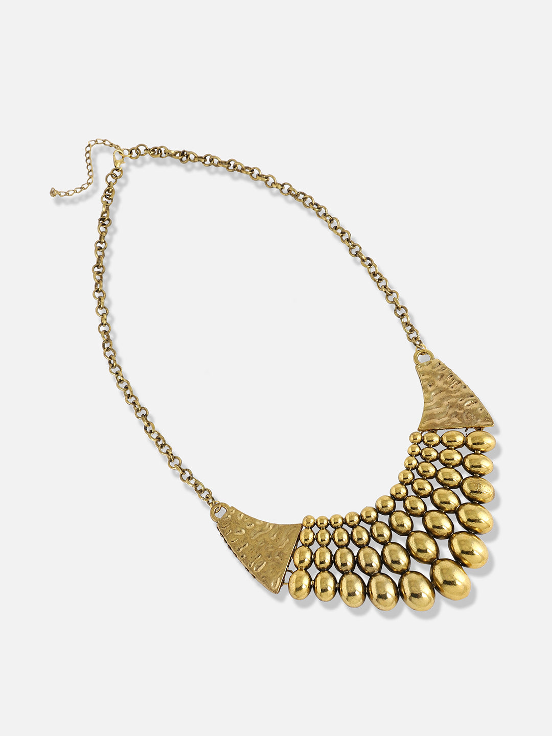 Gold Plated Designer Stone Party Necklace