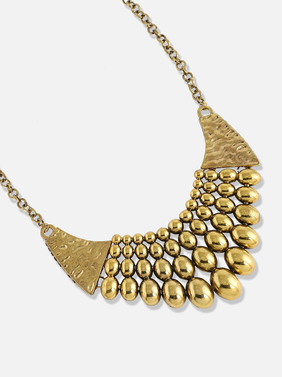 Gold Plated Designer Stone Party Necklace