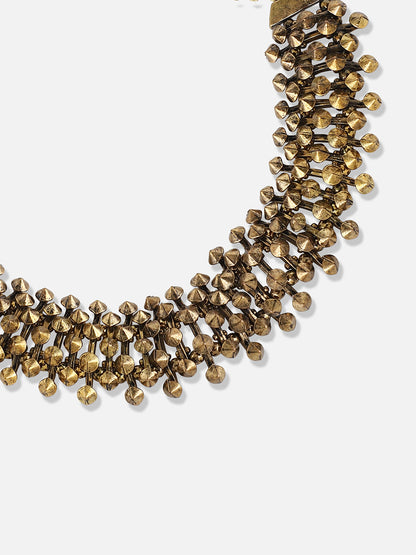 Gold Plated Designer Stone Party Necklace